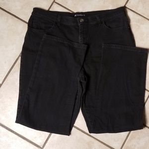 Lee Relaxed Fit 16S black stretch jeans